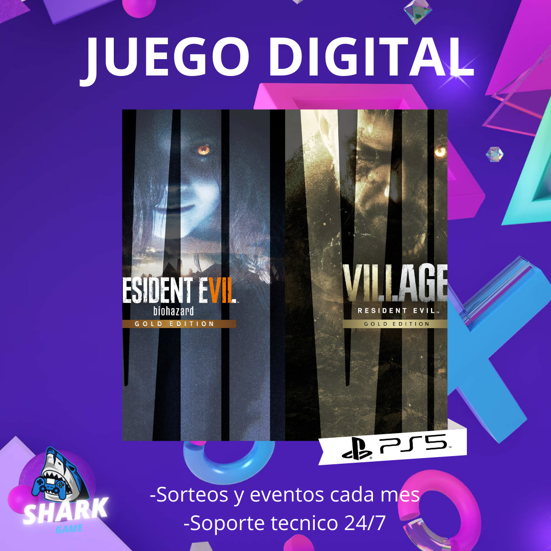 RE Village Gold Edición + RE Biohazard Gold Edicion