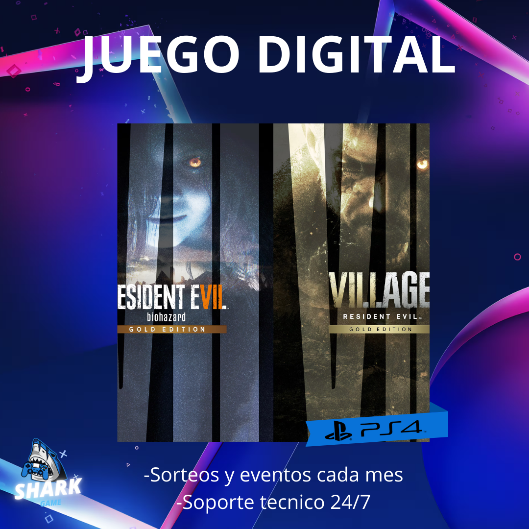 RE Village Gold Edición + RE Biohazard Gold Edicion